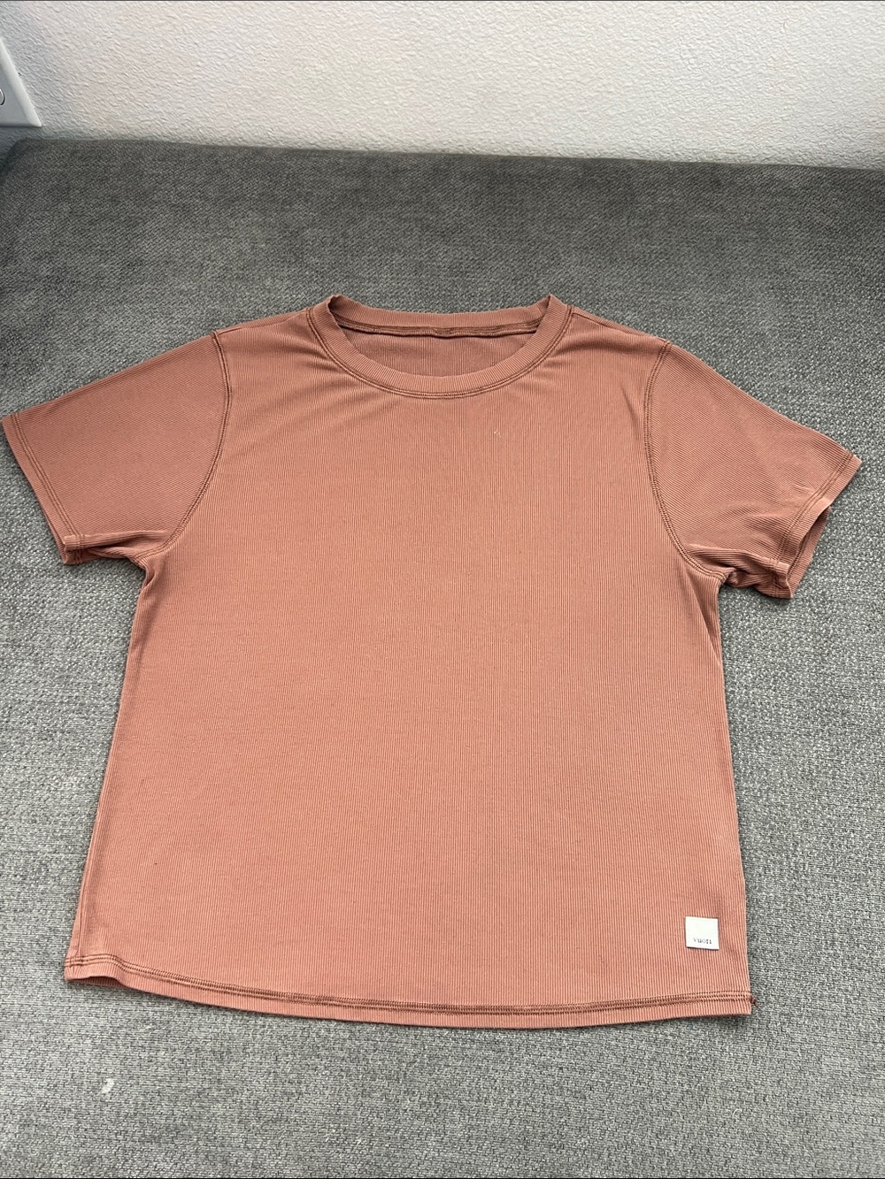 Vuori Kids Short Sleeve Tee in Clay Brown
